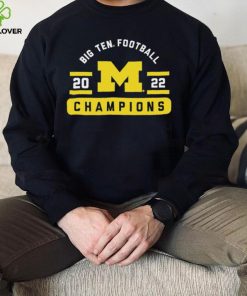 Michigan Wolverines Big Ten Football Conference 2022 Champions shirt