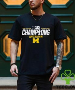 Michigan Wolverines Blue 84 2023 Big Ten Football Conference Champions Locker Room T Shirt