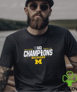 Michigan Wolverines Blue 84 2023 Big Ten Football Conference Champions Locker Room T Shirt