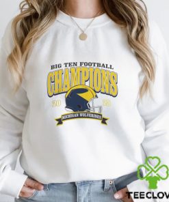 Michigan Wolverines Blue 84 2023 Big Ten Football Conference Champions Shirt