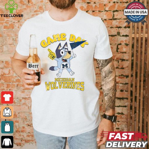 Michigan Wolverines Bluey Game Day shirt