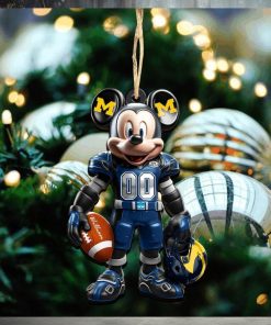 Michigan Wolverines Christmas Ornaments, Mickey Mouse Christmas Ornament