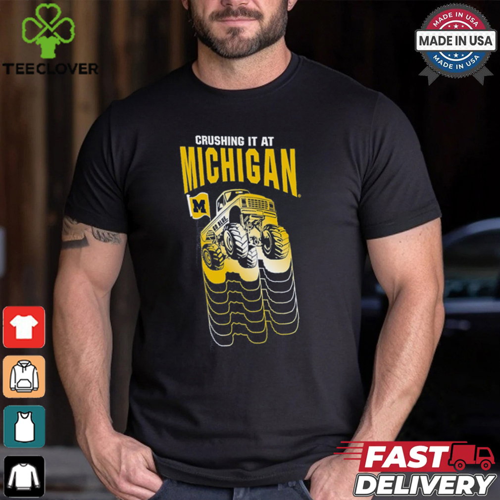 Michigan Wolverines Colosseum Toddler Crushing It T Shirt Michigan Wolverines Colosseum Toddler Crushing It T Shirt