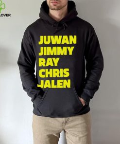 Michigan Wolverines Fab Five Juwan Jimmy Ray Chris Jalen shirt