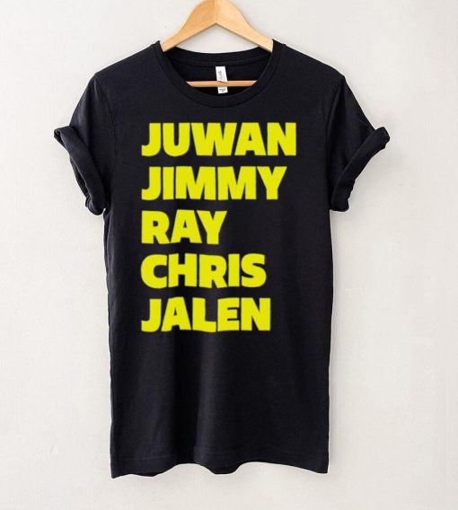 Michigan Wolverines Fab Five Juwan Jimmy Ray Chris Jalen hoodie, sweater, longsleeve, shirt v-neck, t-shirt