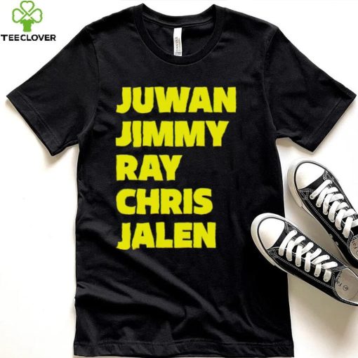 Michigan Wolverines Fab Five Juwan Jimmy Ray Chris Jalen hoodie, sweater, longsleeve, shirt v-neck, t-shirt