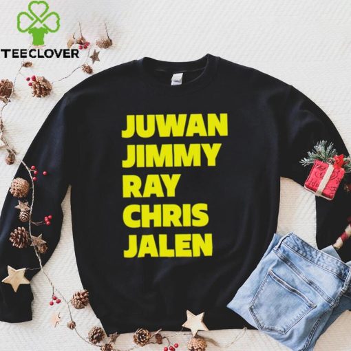 Michigan Wolverines Fab Five Juwan Jimmy Ray Chris Jalen hoodie, sweater, longsleeve, shirt v-neck, t-shirt