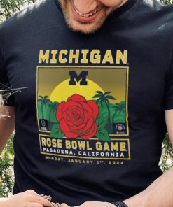 Michigan Wolverines Fanatics Branded College Football Playoff 2024 Rose Bowl Fierce Competitor T Shirt