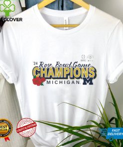 Michigan Wolverines Fanatics Branded Women’s College Football Playoff 2024 Rose Bowl Champions shirt