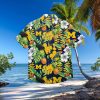 Michigan Wolverines Floral Hawaiian Shirt