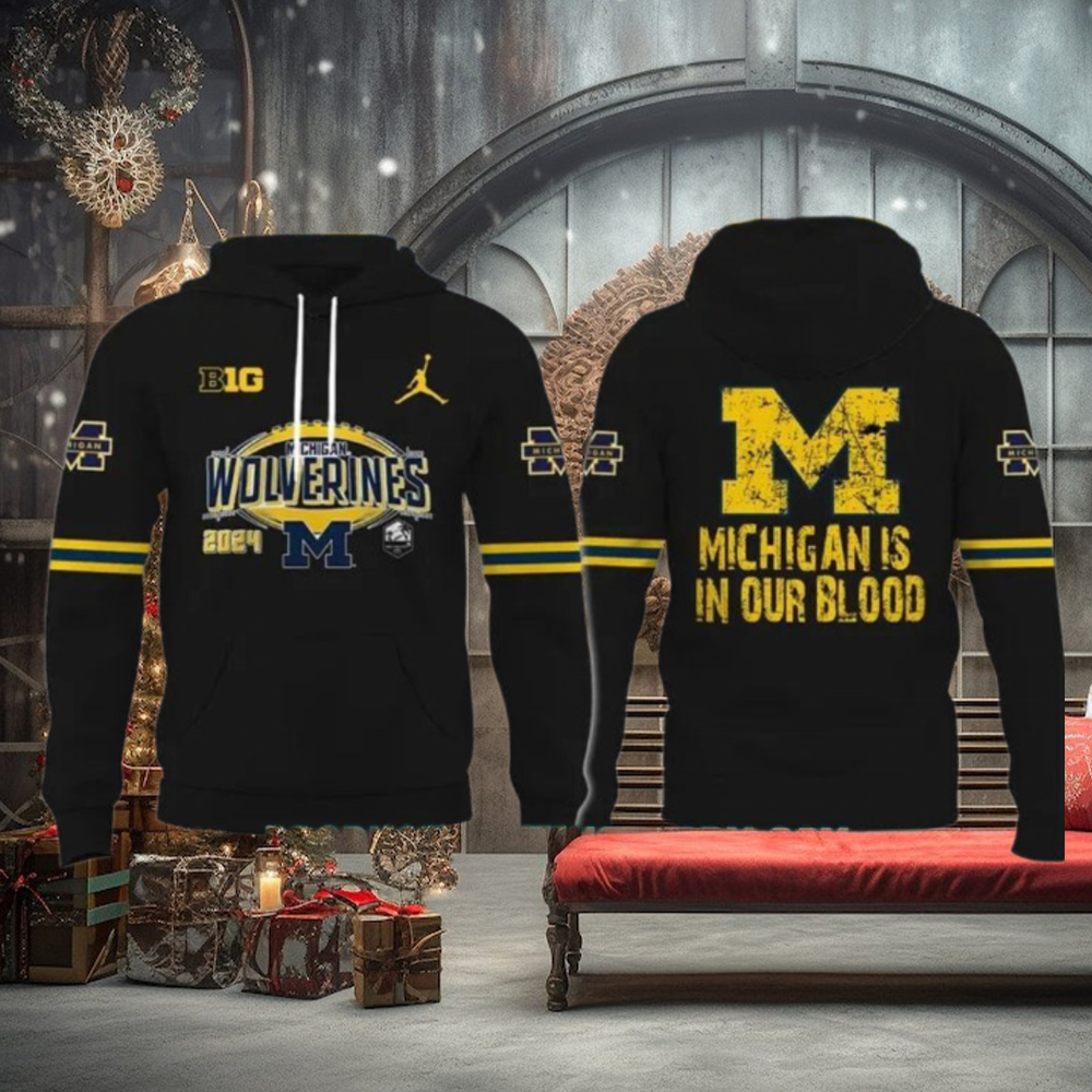 Michigan Wolverines Football 2024 Reliaquest Bowl Champions Hoodie Michigan Wolverines Football 2024 Reliaquest Bowl Champions Hoodie