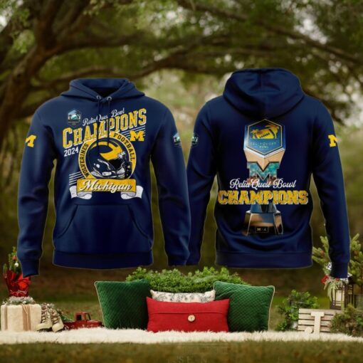 Michigan Wolverines Football ReliaQuest Bowl Champions 2025 Hoodie T Shirt