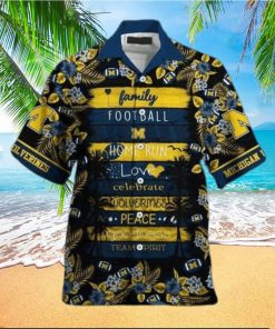 Michigan Wolverines Funny Hawaiian Shirt Gift For College Football Fans