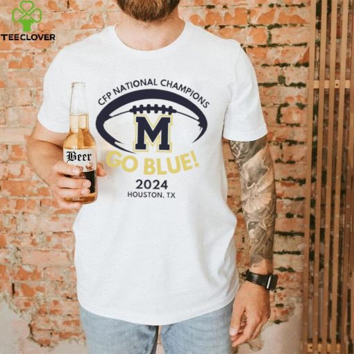 Michigan Wolverines Go Blue Houston 2024 hoodie, sweater, longsleeve, shirt v-neck, t-shirt