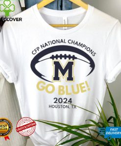 Michigan Wolverines Go Blue Houston 2024 hoodie, sweater, longsleeve, shirt v-neck, t-shirt