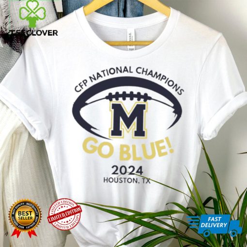 Michigan Wolverines Go Blue Houston 2024 hoodie, sweater, longsleeve, shirt v-neck, t-shirt