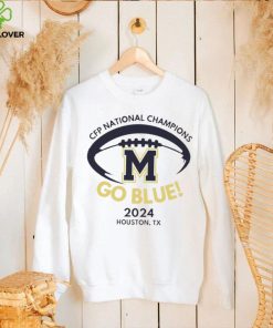 Michigan Wolverines Go Blue Houston 2024 hoodie, sweater, longsleeve, shirt v-neck, t-shirt