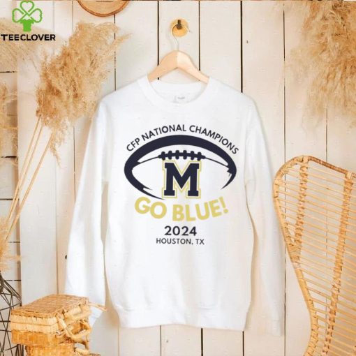 Michigan Wolverines Go Blue Houston 2024 hoodie, sweater, longsleeve, shirt v-neck, t-shirt