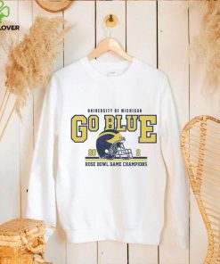 Michigan Wolverines Go Blue Rose Bowl Game Champions shirt