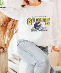 Michigan Wolverines Go Blue Rose Bowl Game Champions hoodie, sweater, longsleeve, shirt v-neck, t-shirt