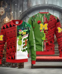 Michigan Wolverines Grinch & Scooby doo Christmas Ugly Sweater