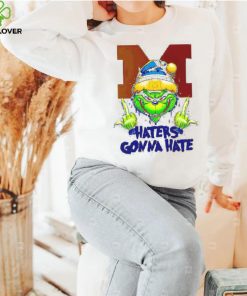 Michigan Wolverines Grinch middle finger haters gonna hate shirt