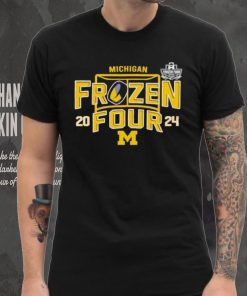 Michigan Wolverines Ice Hockey Frozen Four NCAA 2024 logo hoodie, sweater, longsleeve, shirt v-neck, t-shirt