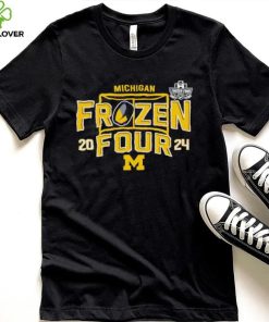 Michigan Wolverines Ice Hockey Frozen Four NCAA 2024 logo hoodie, sweater, longsleeve, shirt v-neck, t-shirt