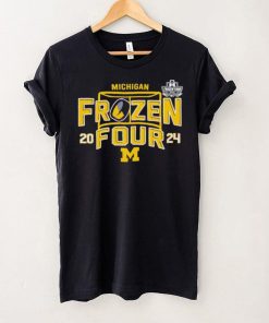 Michigan Wolverines Ice Hockey Frozen Four NCAA 2024 logo hoodie, sweater, longsleeve, shirt v-neck, t-shirt