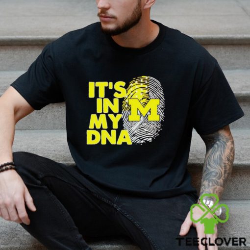 Michigan Wolverines It’s In My DNA Fingerprint shirt