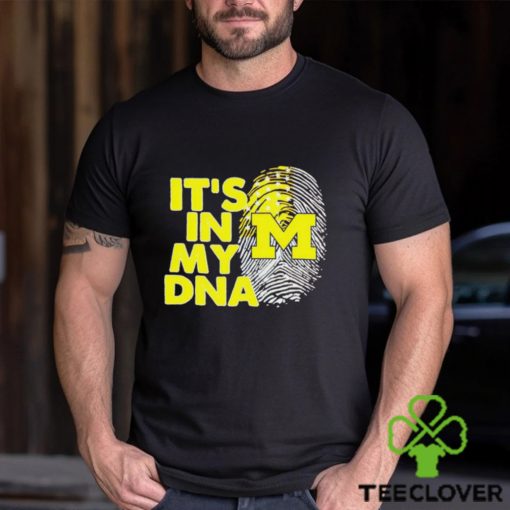 Michigan Wolverines It’s In My DNA Fingerprint shirt