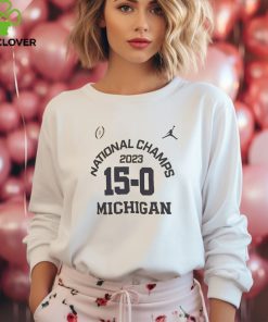 Michigan Wolverines Jordan Brand College Football Playoff 2023 National Champions 15 0 T Shirt 1 Michigan Wolverines Jordan Brand College Football Playoff 2023 National Champions 15 0 T Shirt