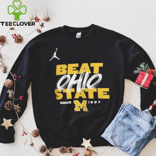 Michigan Wolverines Jordan Brand Michigan Ohio State Rivalry T Shirt