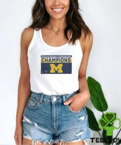 Michigan Wolverines Logo College Football Playoff 2024 Rose Bowl Champions Shirts