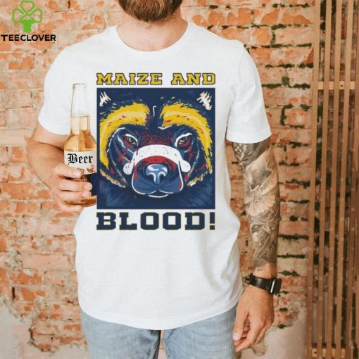 Michigan Wolverines Maize and Blood Shirt