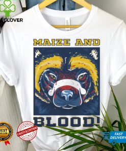 Michigan Wolverines Maize and Blood Shirt