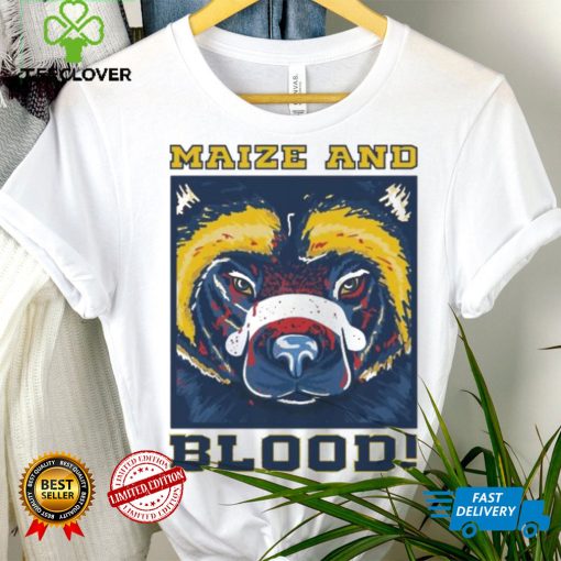 Michigan Wolverines Maize and Blood Shirt