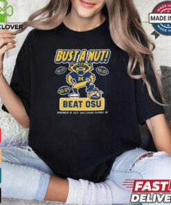 Michigan Wolverines Mascot Bust A Nut Beat Osu November 30 2024 Ohio Stadium Columbus Oh hoodie, sweater, longsleeve, shirt v-neck, t-shirt