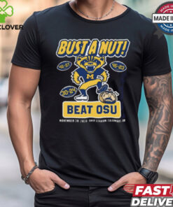 Michigan Wolverines Mascot Bust A Nut Beat Osu November 30 2024 Ohio Stadium Columbus Oh hoodie, sweater, longsleeve, shirt v-neck, t-shirt