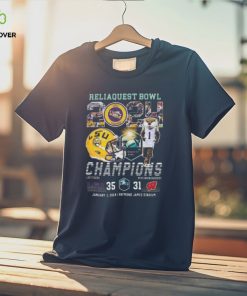 Michigan Wolverines Mascot Reliaquest Bowl 2024 Champions T Shirt