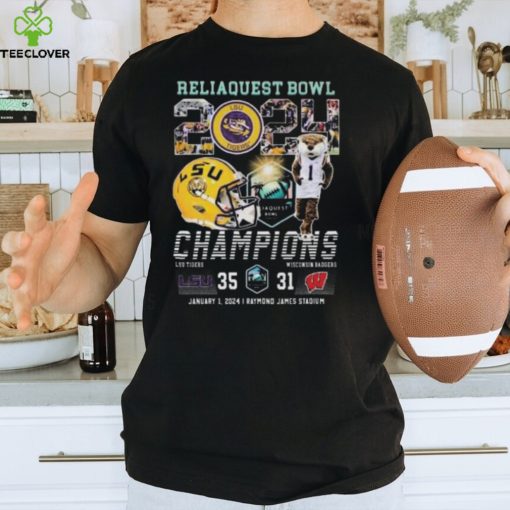 Michigan Wolverines Mascot Reliaquest Bowl 2024 Champions T Shirt