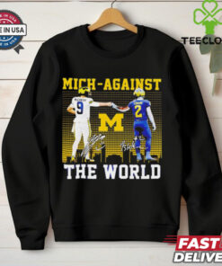 Michigan Wolverines Mich Against the World signature skyline hoodie, sweater, longsleeve, shirt v-neck, t-shirt