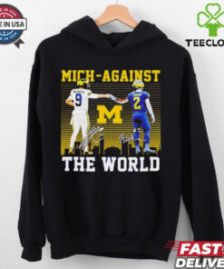 Michigan Wolverines Mich Against the World signature skyline hoodie, sweater, longsleeve, shirt v-neck, t-shirt