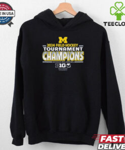 Michigan Wolverines NAVY 2024 Big 10 Field Hockey Champions T Shirt