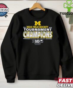 Michigan Wolverines NAVY 2024 Big 10 Field Hockey Champions T Shirt 3 Michigan Wolverines NAVY 2024 Big 10 Field Hockey Champions T Shirt