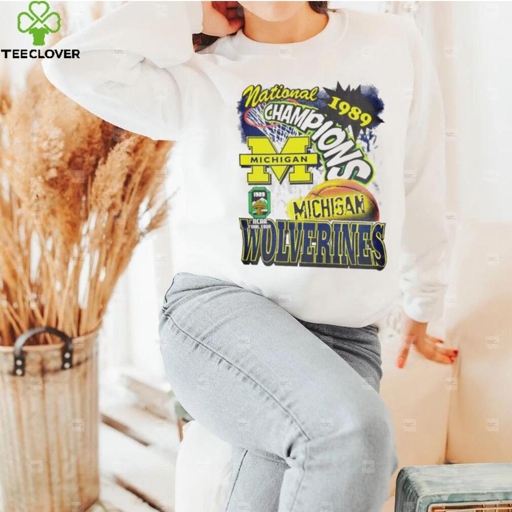 Michigan Wolverines NCAA National Champions 1989 vintage shirt Michigan Wolverines NCAA National Champions 1989 vintage shirt