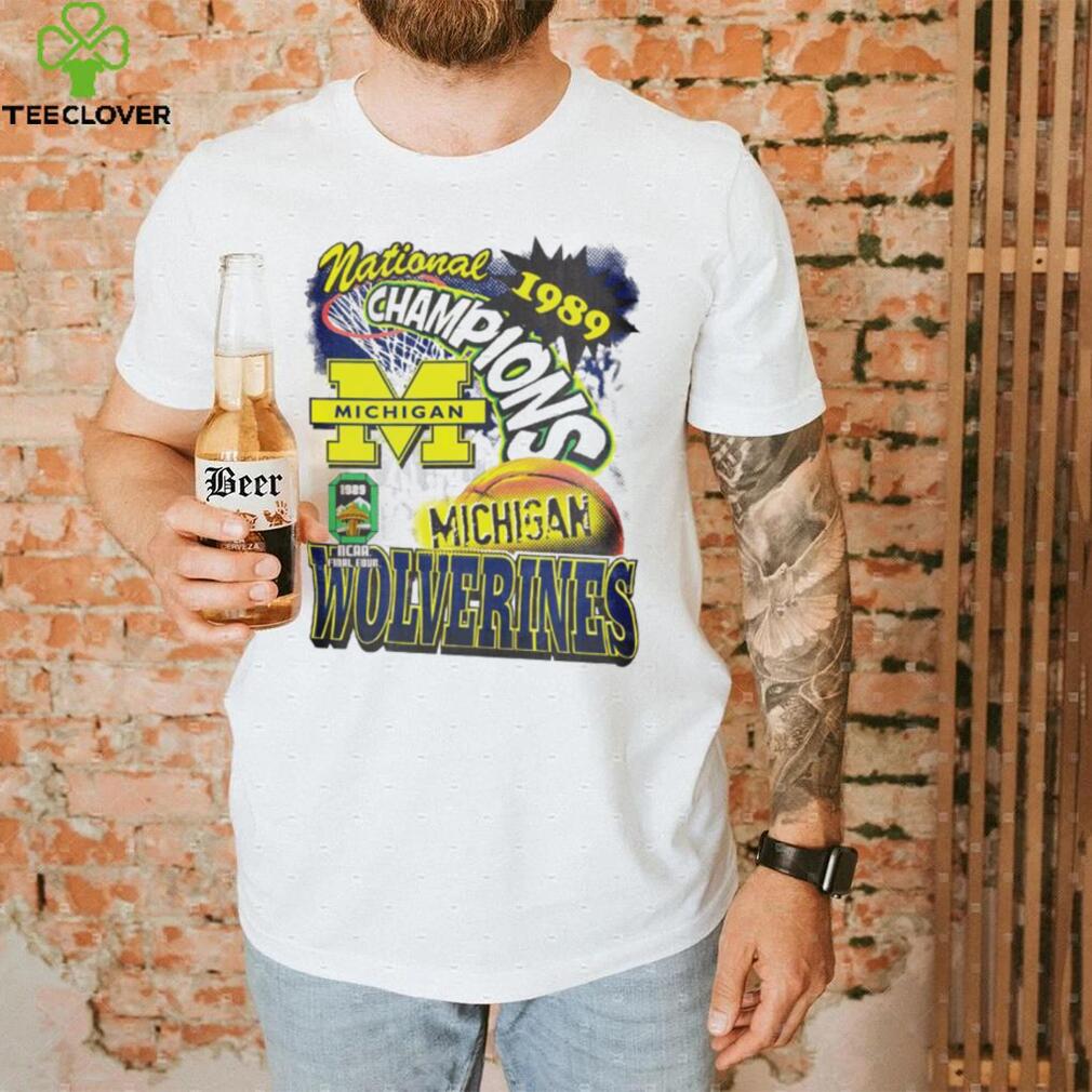 Michigan Wolverines NCAA National Champions 1989 vintage shirt Michigan Wolverines NCAA National Champions 1989 vintage shirt