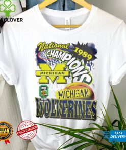 Michigan Wolverines NCAA National Champions 1989 vintage shirt
