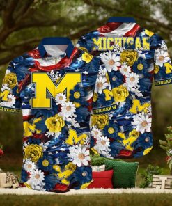 Michigan Wolverines NCAA2 Hawaii Shirt Independence Day