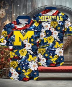 Michigan Wolverines NCAA2 Hawaii Shirt Independence Day